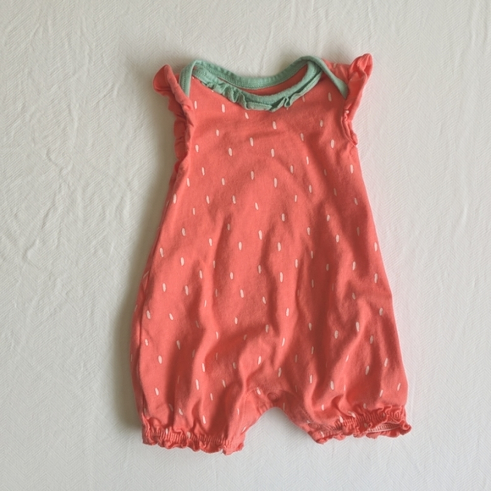 🌟3/$15 strawberry newborn bubble romper playsuit Carter's